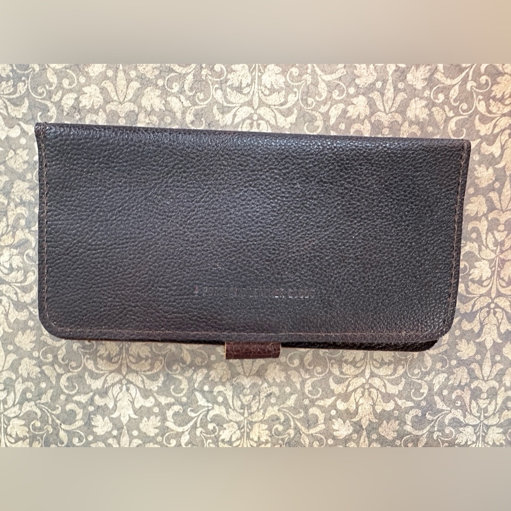 Portland Leather Goods NWOT Wallet brown full-grain leather with a snap - Picture 2 of 10